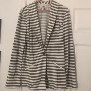 NWT NEW Caslon Nordstrom Striped Blazer XL